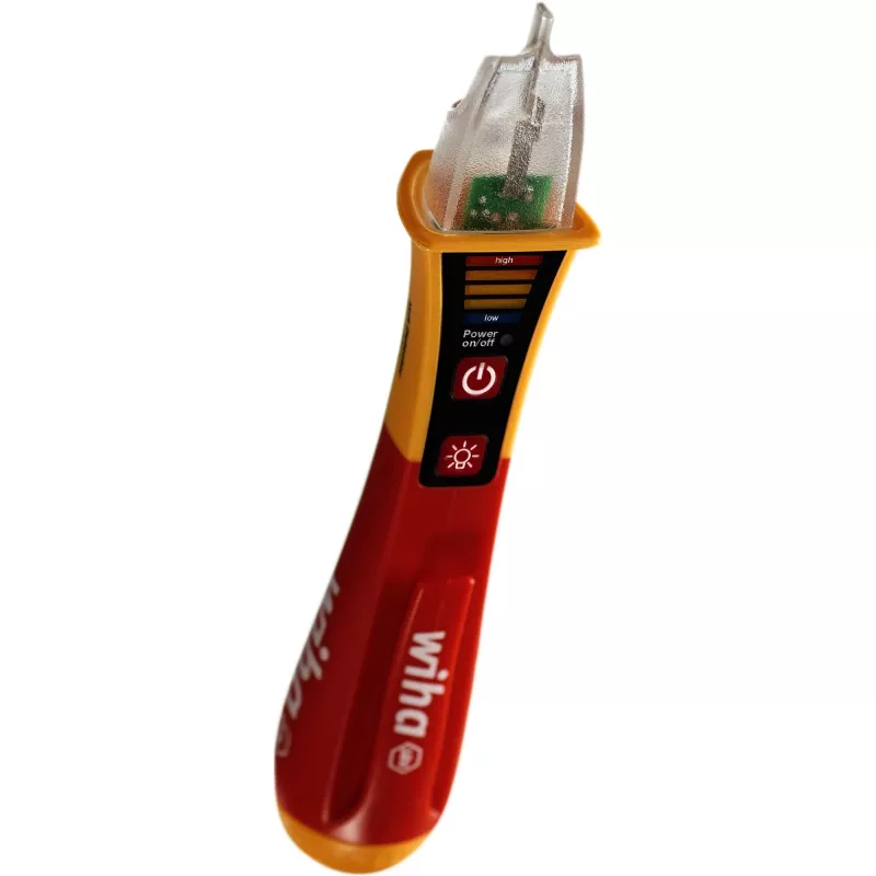 Non-Contact Voltage Tester Wiha SB2551301 with LED Indicator, Pen-Style Detector