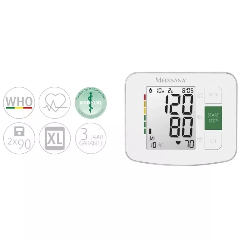 Medisana BU 512 Upper Arm Blood Pressure Monitor (51162)