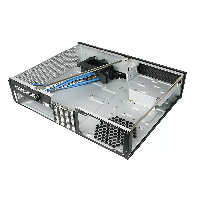 SilverStone MILO ML03 - Desktop - Mikro-ATX - without Power Supply (ATX / PS/2) - Black - USB/Audio (SST-ML03B-R)