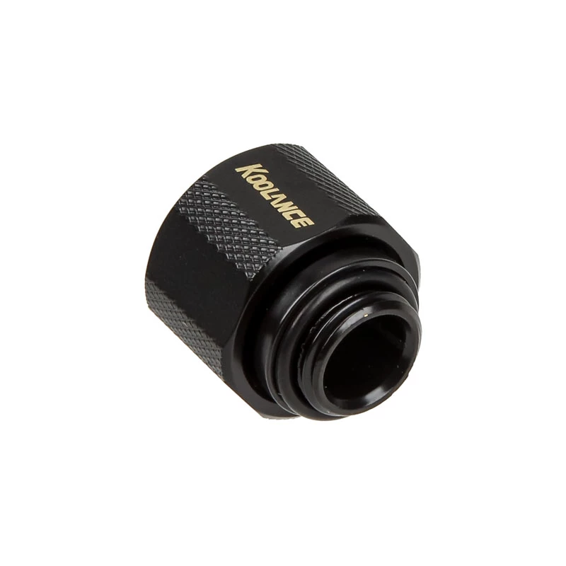 Koolance Connector straight G1/4 inch AG to 13/10mm - black