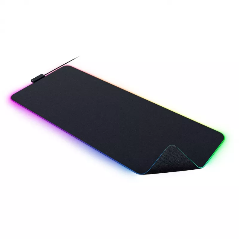 Gaming mouse pad Razer Strider Chroma – polyester surface, 370×900 mm, black, multicolour backlight