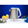 Electric kettle JATA 2 L 1500 W Stainless steel White