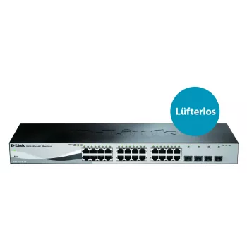 D-Link DGS-1210-28 Managed L2/L2+ 1U Black