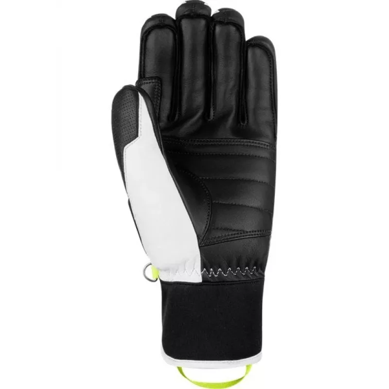 REUSCH MASTER PRO GLOVES SIZE 8.5 black, white and yellow