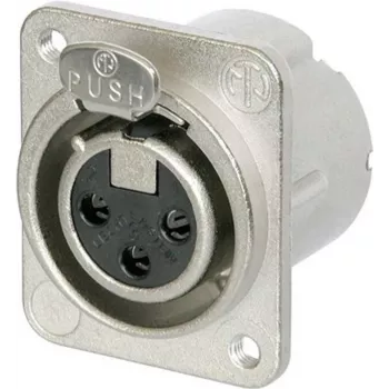 Neutrik NC3FD-LX-M3 Connectivity Accessory Silver
