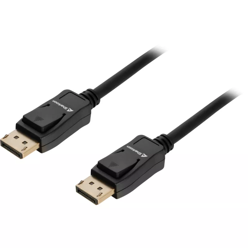 DisplayPort cable Sharkoon 1.4, 2 m, 8K support, black
