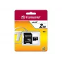 Flash Card Transcend 2GB MicroSD TS2GUSD