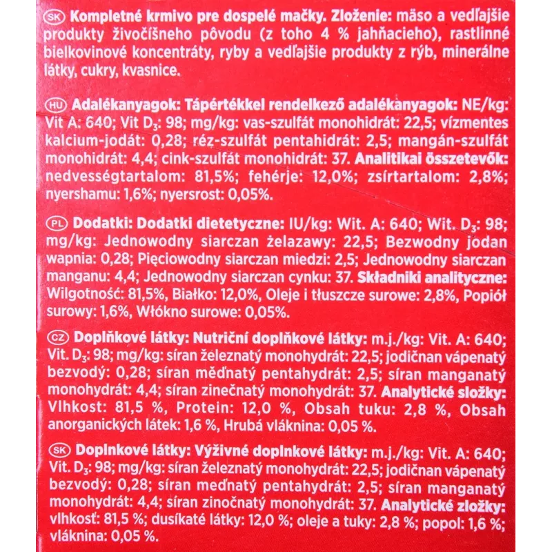GOURMET Mon Petit Fish Mix - wet cat food - 6 x 50 g