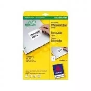 Self-adhesive printer label Avery L4745REV-25