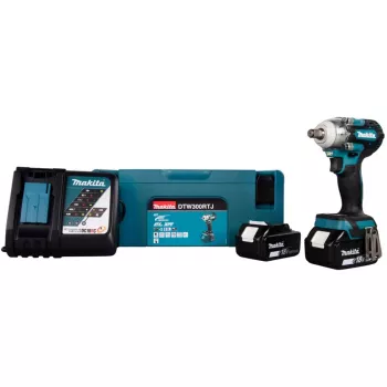 Impact Driver Makita DTW300RTJ 3200 RPM, 18V, 2 Batteries