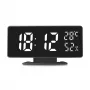 Digital LED alarm clock GreenBlue GB395 with temperature display