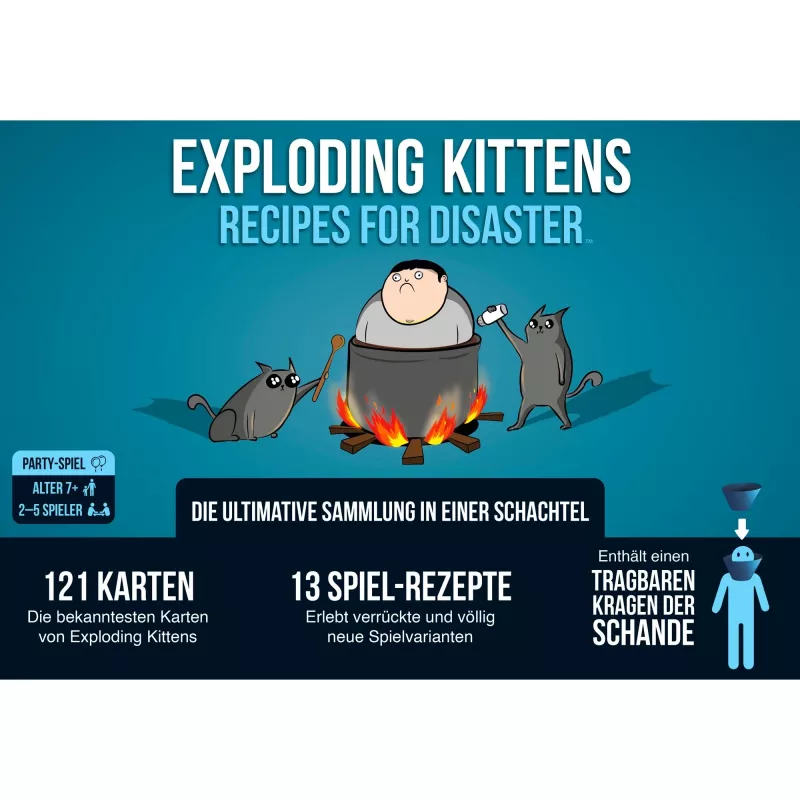 Exploding Kittens - Recipes for Disaster, Card Game