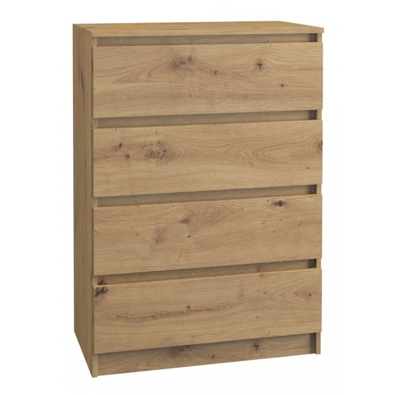 Chest of drawers top e shop M4 ARTISAN — 4 drawers, Oak, 700×400×970 mm, Particle board