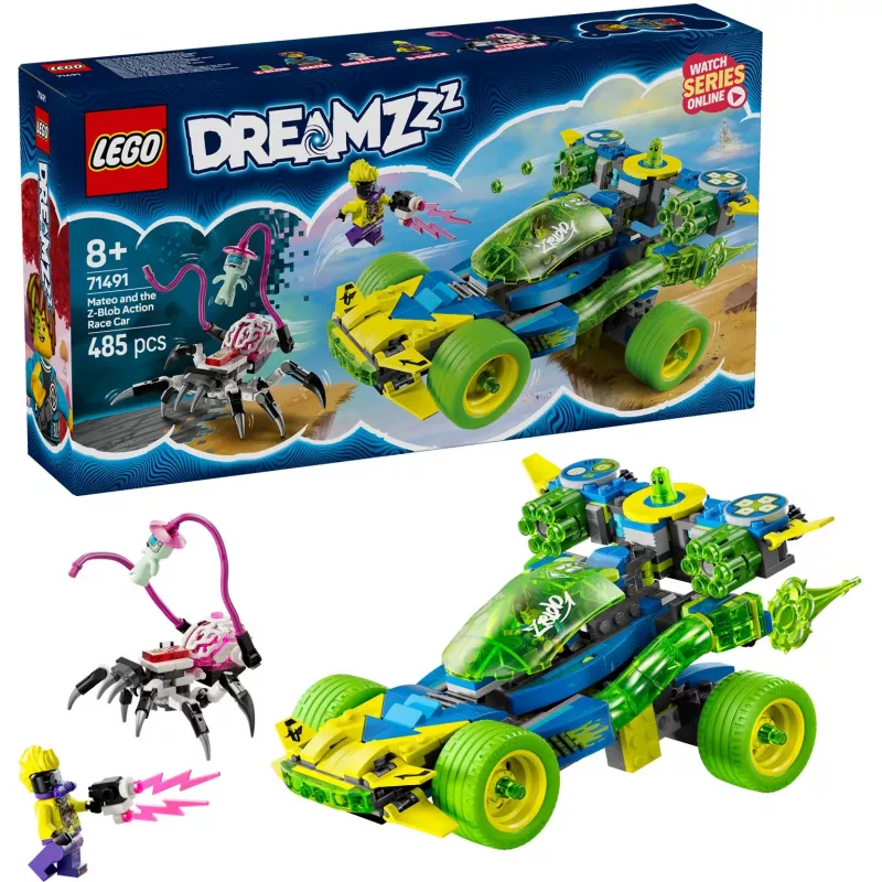 Bricks DREAMZzz 71491 Mateo and the Z-Blob Act ion Race Car