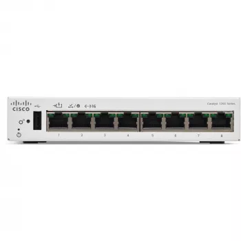 CISCO Catalyst 1200 8-port GE Desktop Ext PS PoE Input