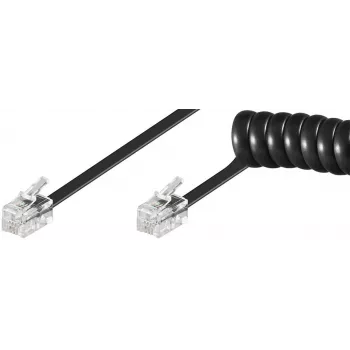 Telephone cable Microconnect MPK10200 RJ-10 RJ-10 2 m Black
