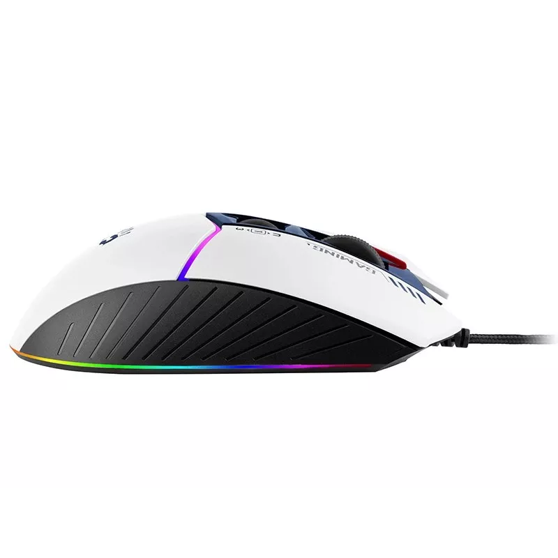 Gaming mouse A4Tech Bloody W95Max USB — right-hand, white, 12000 DPI, 1 ms, 250 ips, 125/2000 Hz