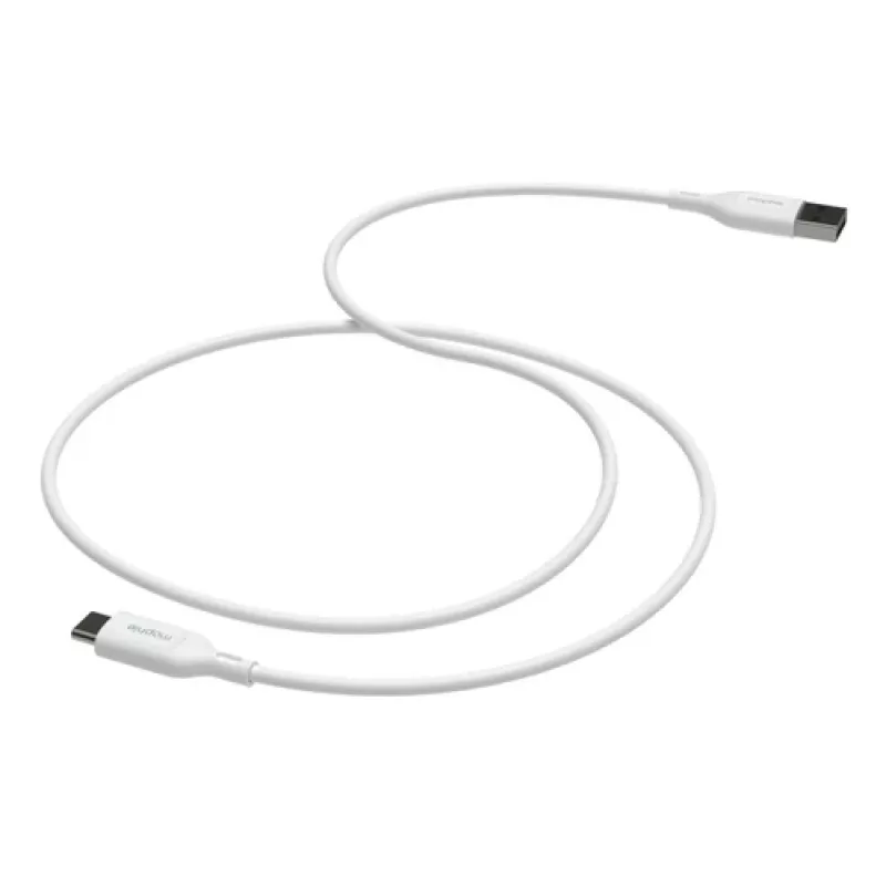 mophie essentials USB-C to USB-A | charging cable 2M, White, 2 m, USB A, USB C, White