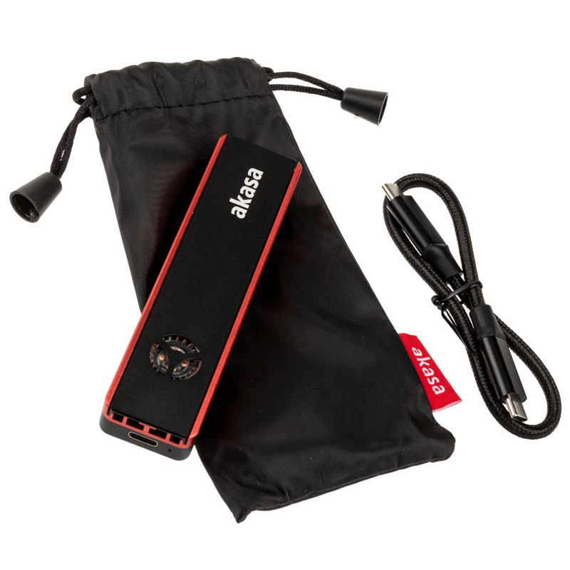 SSD enclosure Akasa AK-ENU3M2-06 Black M.2
