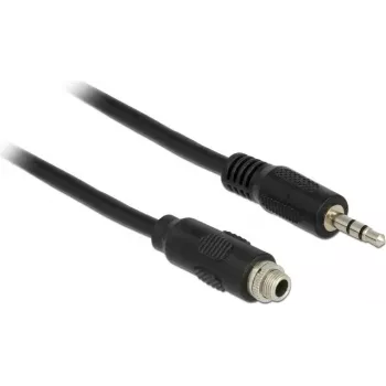Audio Cable 3.5mm DeLOCK 85116 1m Black