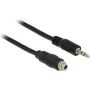 Audio Cable 3.5mm DeLOCK 85116 1m Black