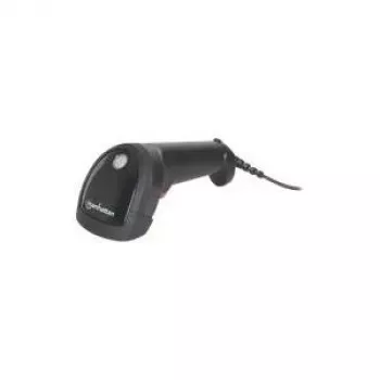 Manhattan Linear CCD Handheld Barcode Scanner, USB, 500mm Scan Depth, IP54 rating, Cable length 1.5m, Max Ambient Light 100,000 lux (sunlight), Black, Three Year Warranty