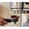 Pressure coffee machine Lapressa steel