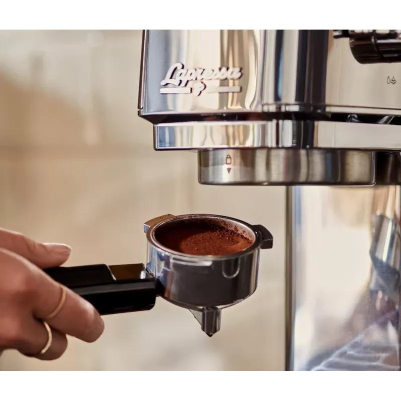 Pressure coffee machine Lapressa steel