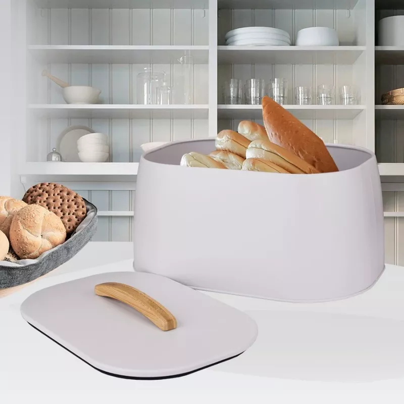 Breadbox Maestro MR-1675-BEIGE beige bread storage container
