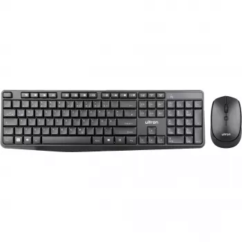 Ultron UMC300 Keyboard + Mouse Set - RF Wireless German Black (364180)