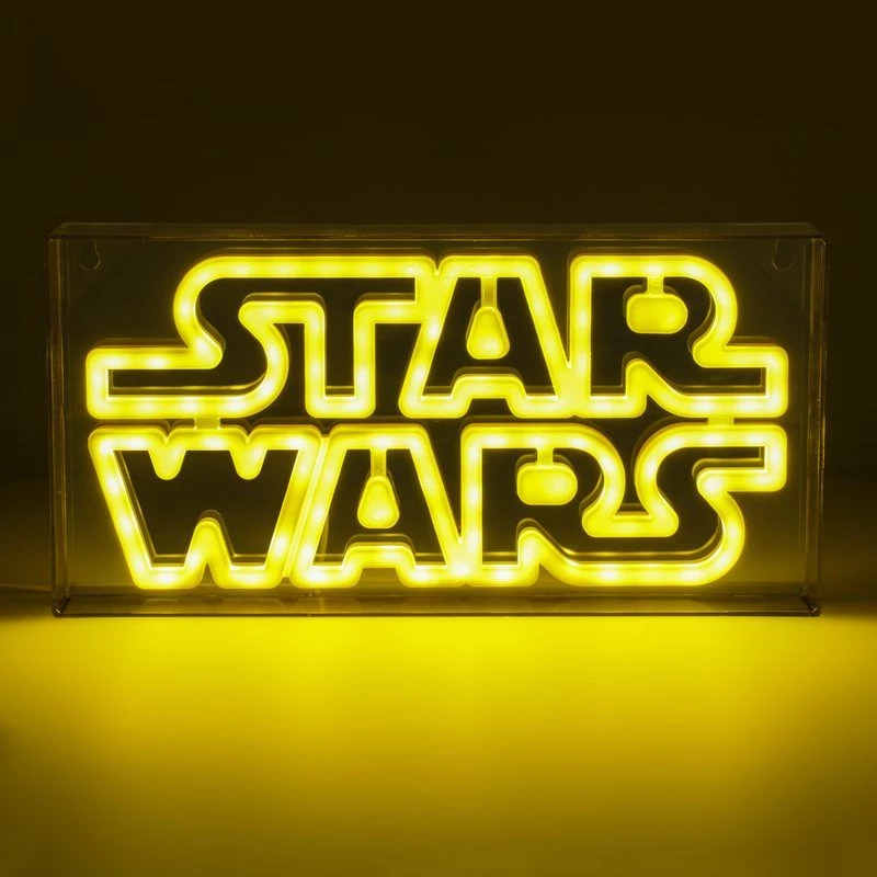 LED neon light Paladone Star Wars design PP13123SW — decorative LED sign for wall or shelf