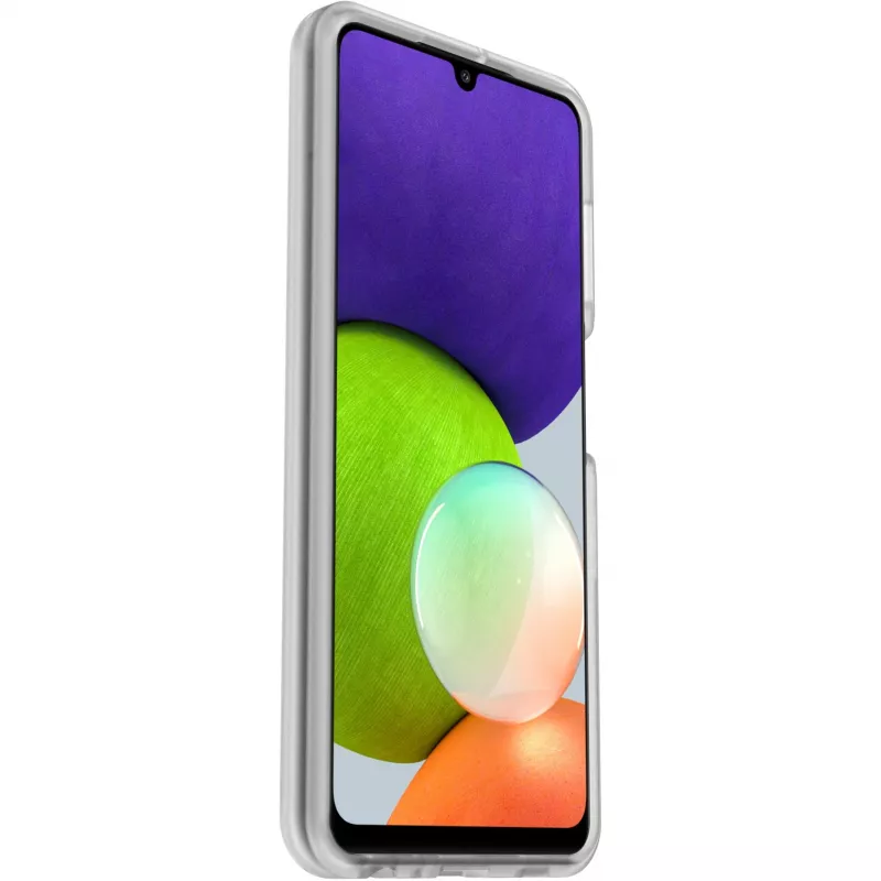 React + Trusted Glass transparent protective case + screen protector for Samsung Galaxy A22