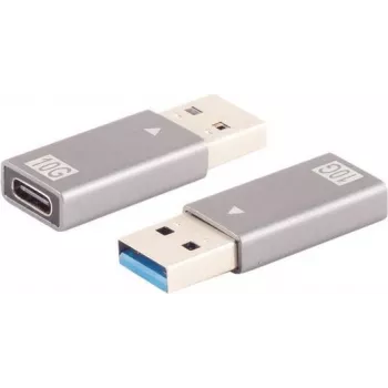 USB A to USB C Adapter ShiverPeaks 14-05033 – USB 3.1, 10 Gbps
