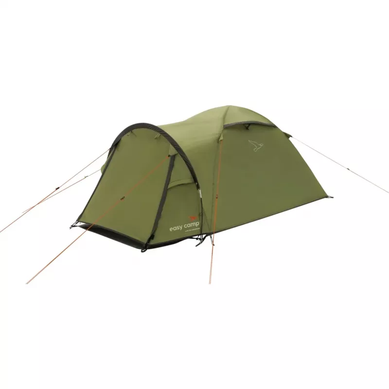 Easy Camp Setesdal 2 dome tent (olive green, with tunnel porch, model 2025)