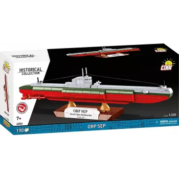 Plastic Model Kit Cobi Polish Submarine ORP Sep 1:300 Scale (COBI-4856)