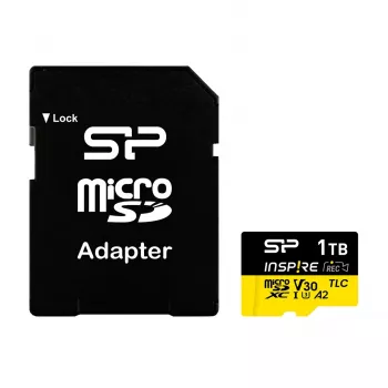 Memory card Silicon Power Inspire 512 GB MicroSDXC V30 UHS-I U3 A2 4K + adapter (SP512GBSTXLA2V1NSP)