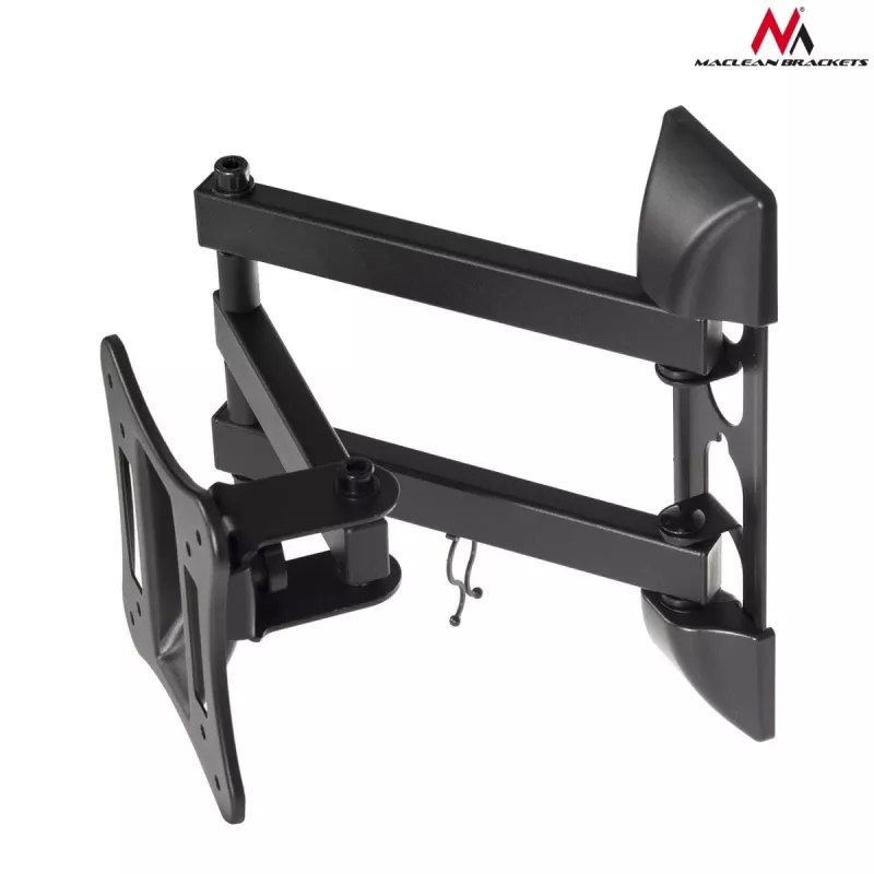 Wall TV/monitor mount MACLEAN MC-719, for screens up to 68.6 cm (27 inch), 15 kg max, VESA 100x100, black