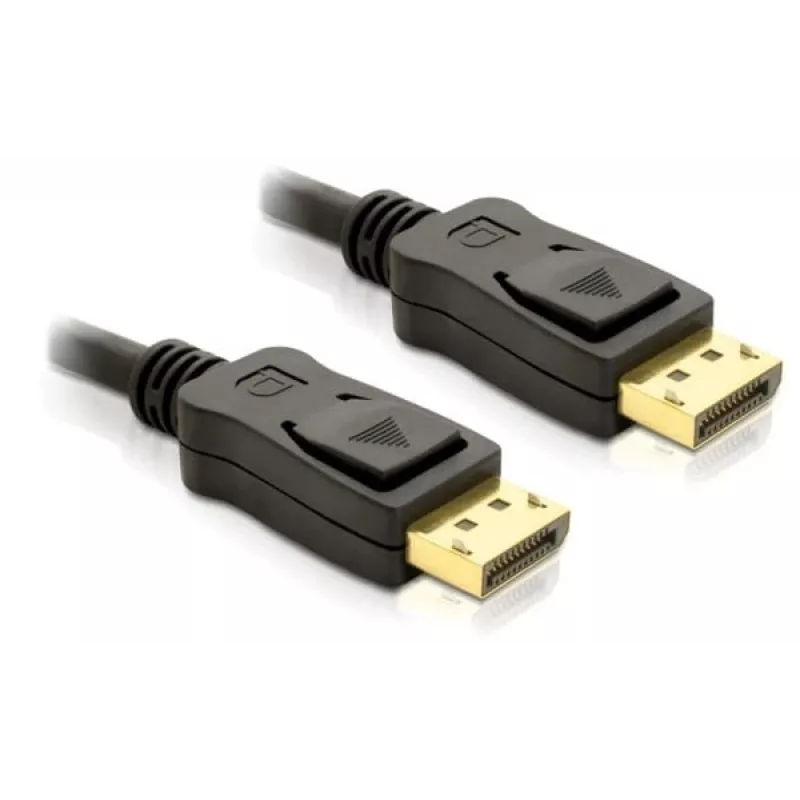 DisplayPort Cable DeLOCK 82423 1m Male to Male Black