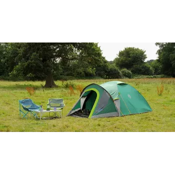 Dome/Igloo tent COLEMAN Kobuk Valley 4 Plus — 4-person, hard frame, green