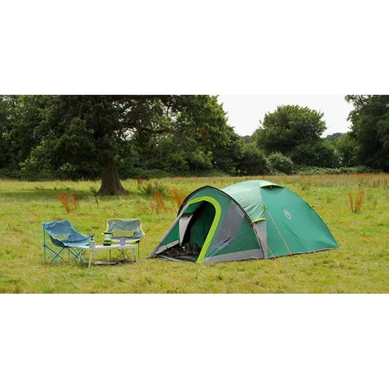 Dome/Igloo tent COLEMAN Kobuk Valley 4 Plus — 4-person, hard frame, green