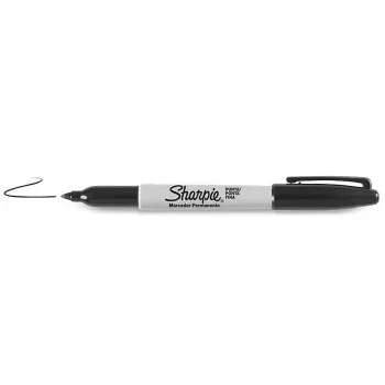 Sharpie Fine Point permanent marker, black, 12 pcs
