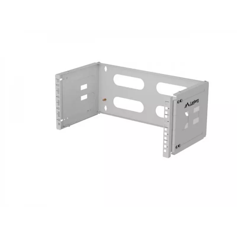 Rack wall mount 19 inch 4U LANBERG — 497×400/240 mm, gray