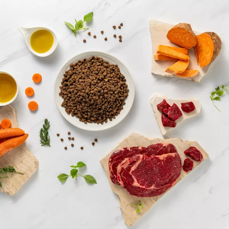 RAW PALEO Ultra Mini Puppy Beef - dry food for puppies of small breeds - 8 kg