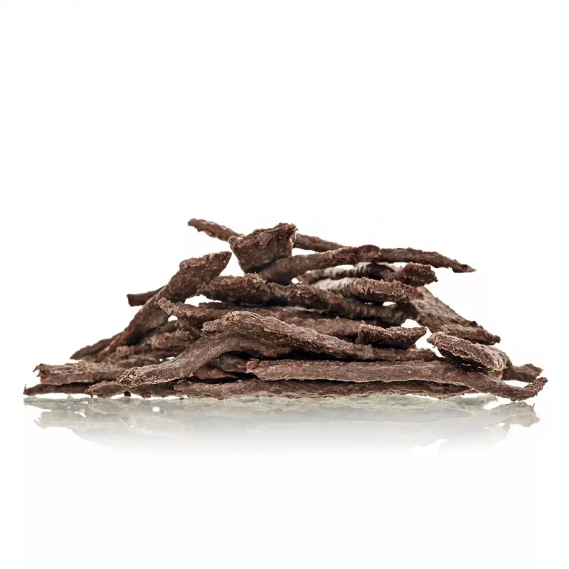 Dog treats PETITTO Monoprotein Meat Strips — Deer, hypoallergenic snack, 400 g, grain- and soy-free