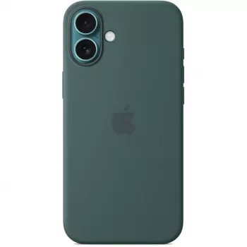 Apple iPhone 16 Plus Silicone Case with MagSafe - Lake Green