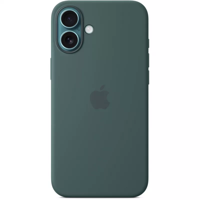 Apple iPhone 16 Plus Silicone Case with MagSafe - Lake Green