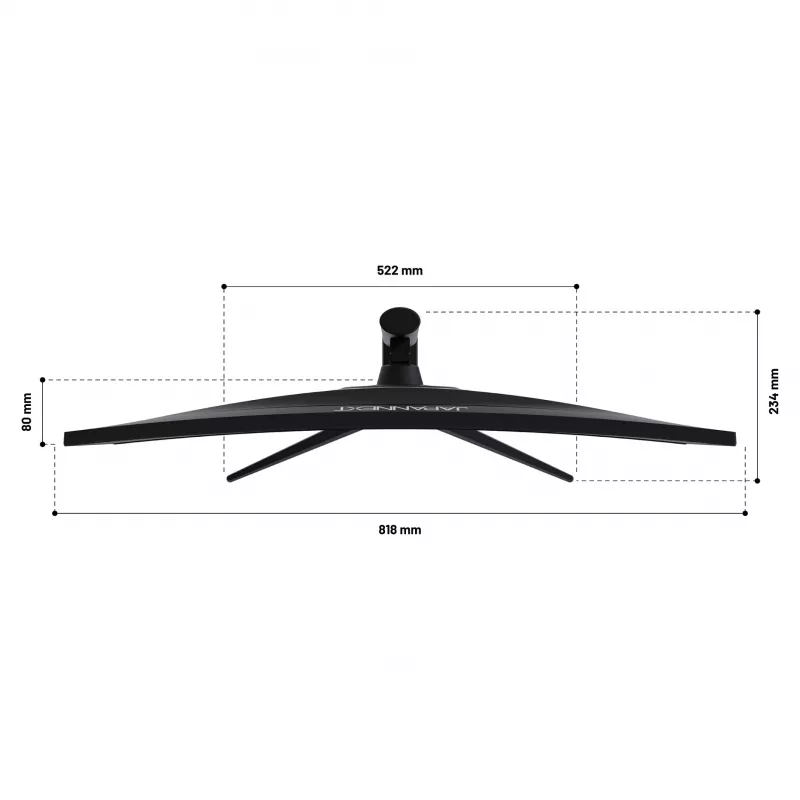 JAPANNEXT 86,4cm JN-IPS340UWQHD60C-C65W-HS curved UWQHD