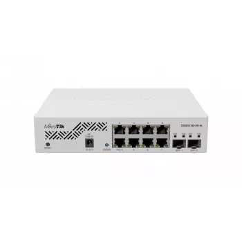 Network switch MikroTik CSS610-8G-2S+IN — 8x Gigabit RJ-45, 2x SFP+ 10G, PoE, 12–57V input