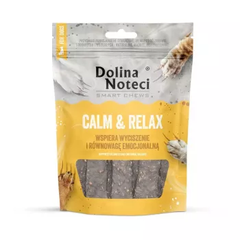 Calm & Relax Smart Chews dog treats by dolina noteci, pack of 7 — calming supplement