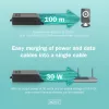 Digitus Gigabit Ethernet PoE+ injector 802.3at 30 W Black